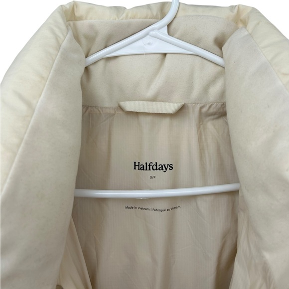 HALFDAYS WOMEN'S WHEELER PARKA - Cream / White - Size Small - Ski & Snow Jacket - Picture 5 of 16
